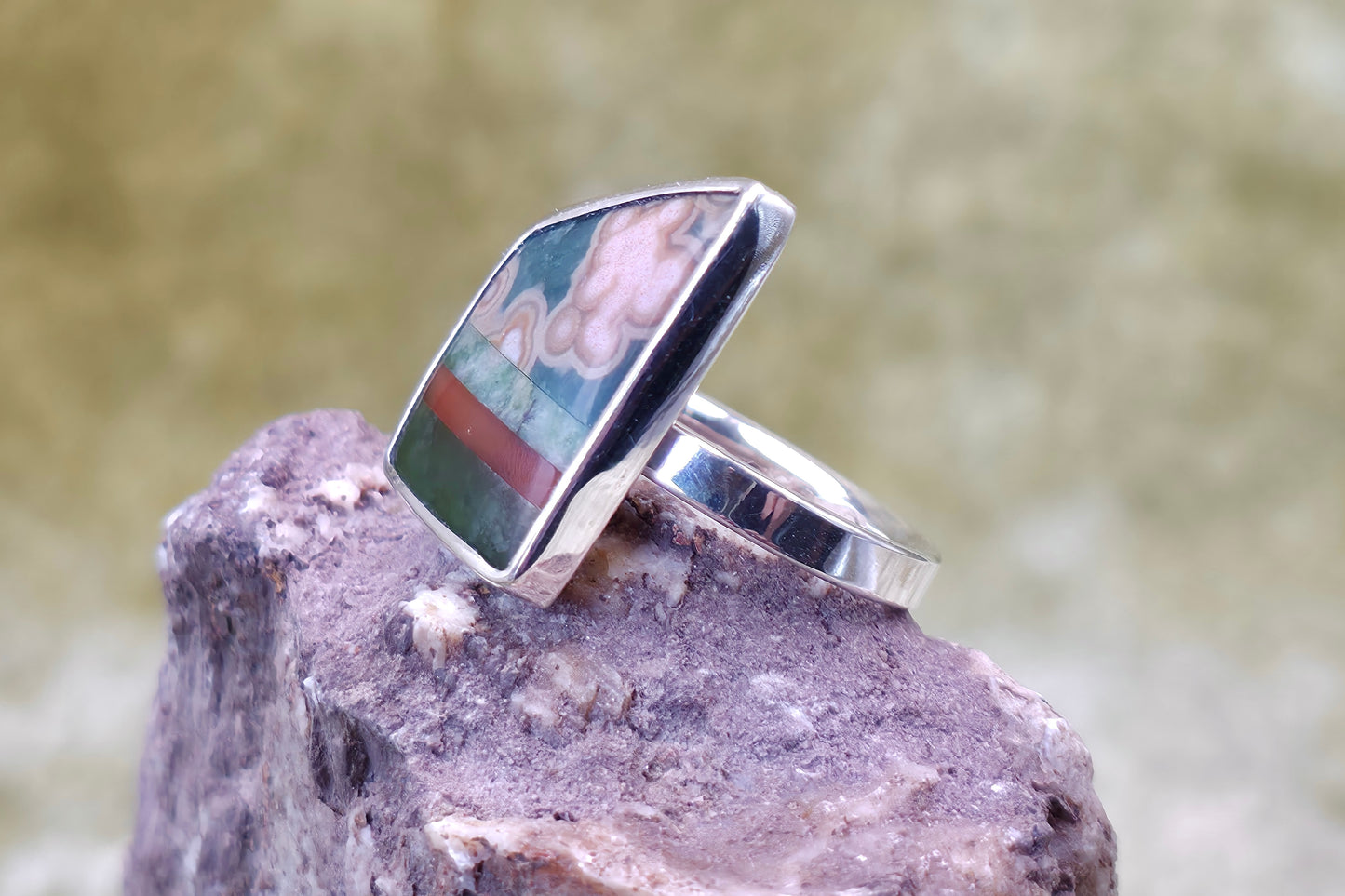 Stone Mosaic Ring