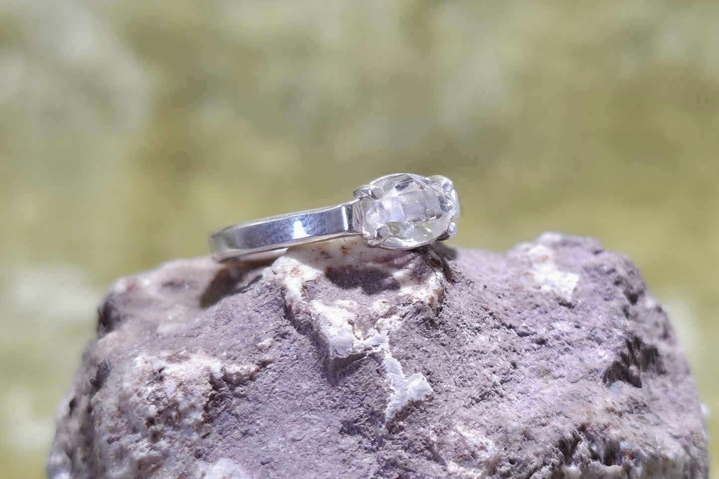 Herkimer Diamond Ring