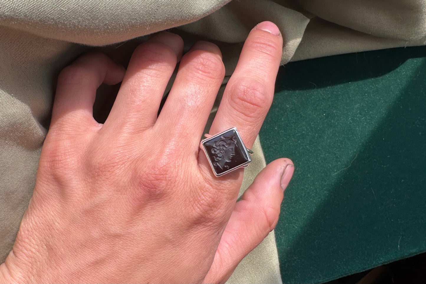 Carnelian Intaglio Ring