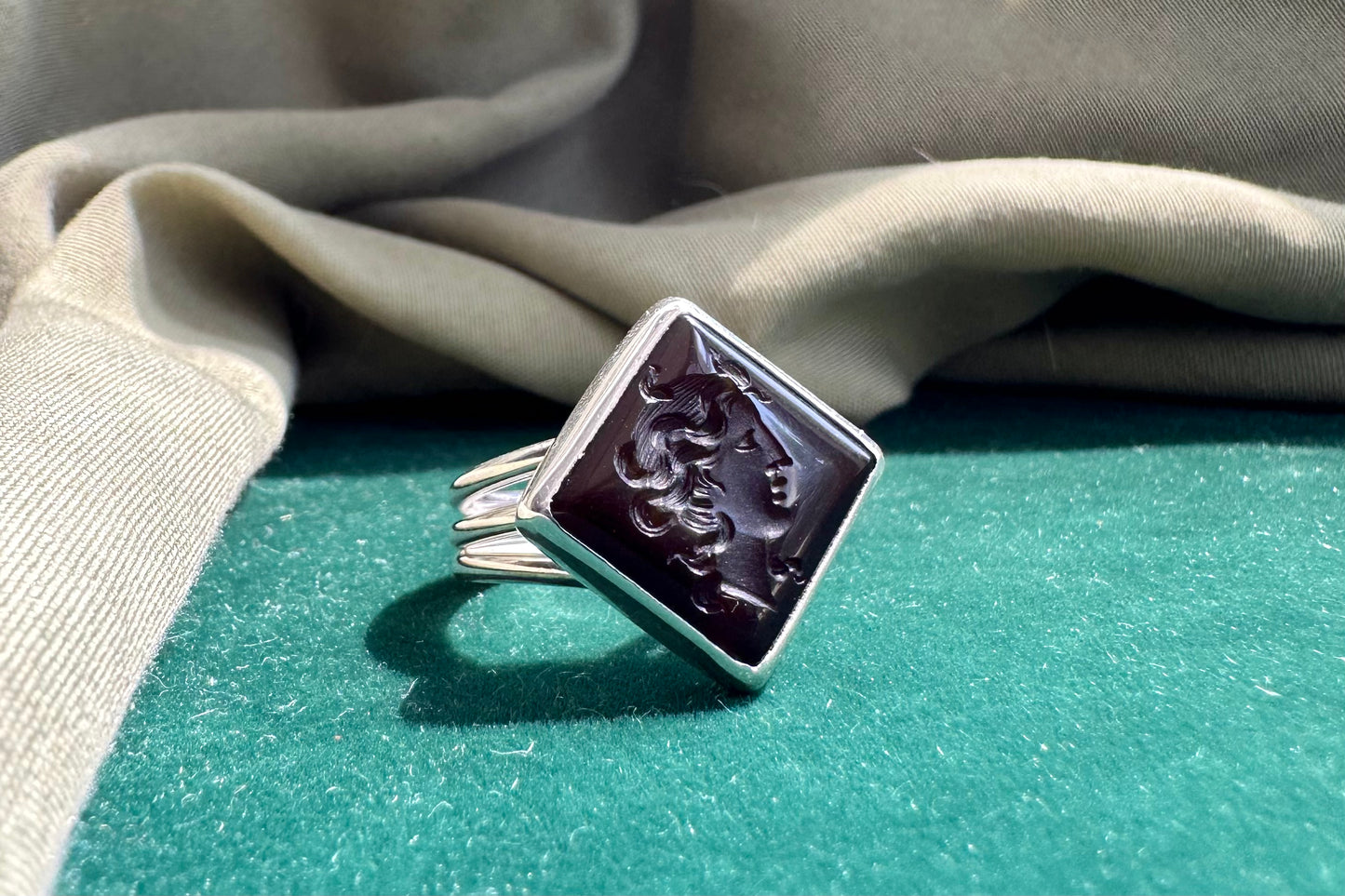 Carnelian Intaglio Ring