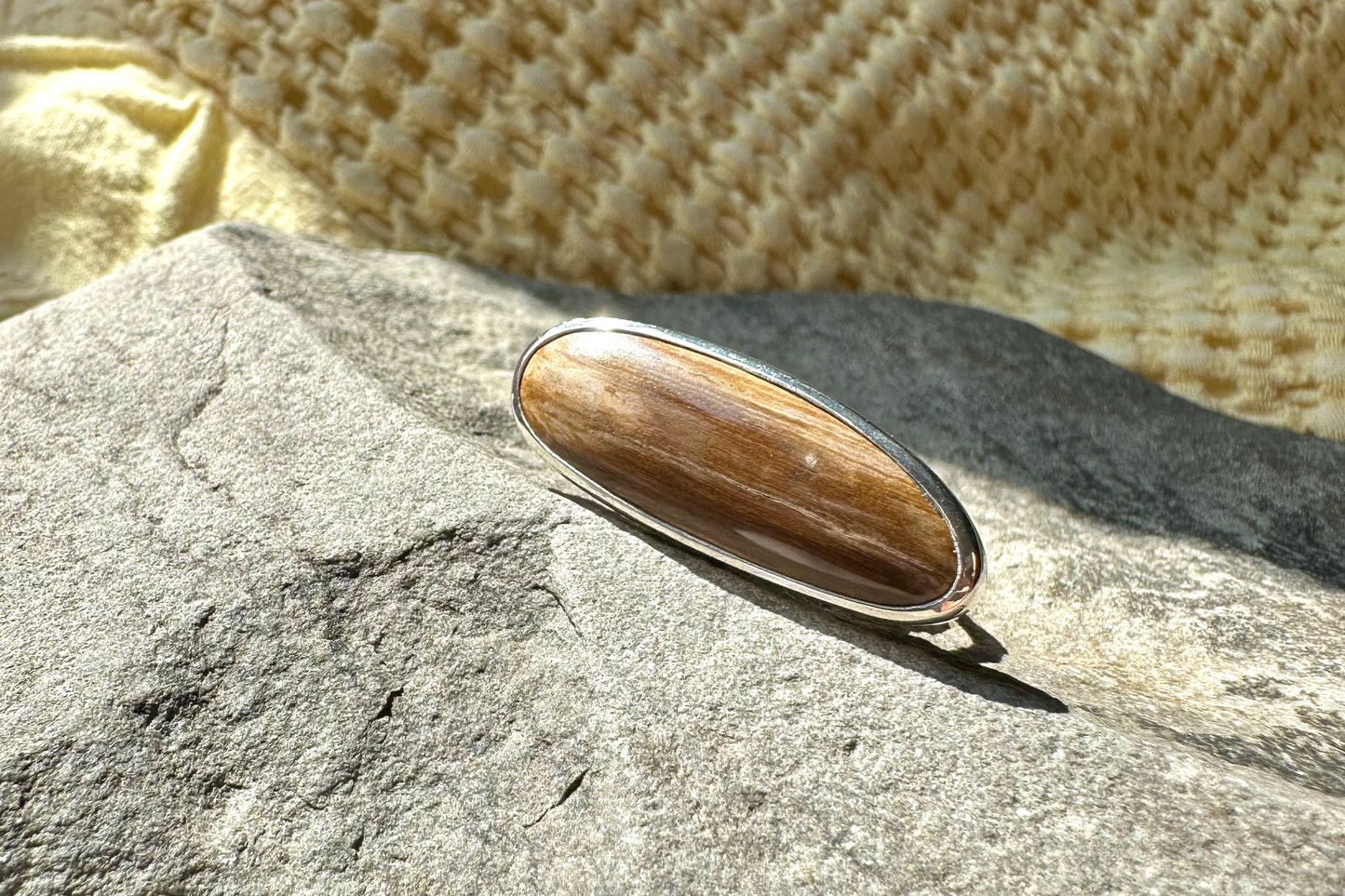 Badger Creek Petrified Wood Ring