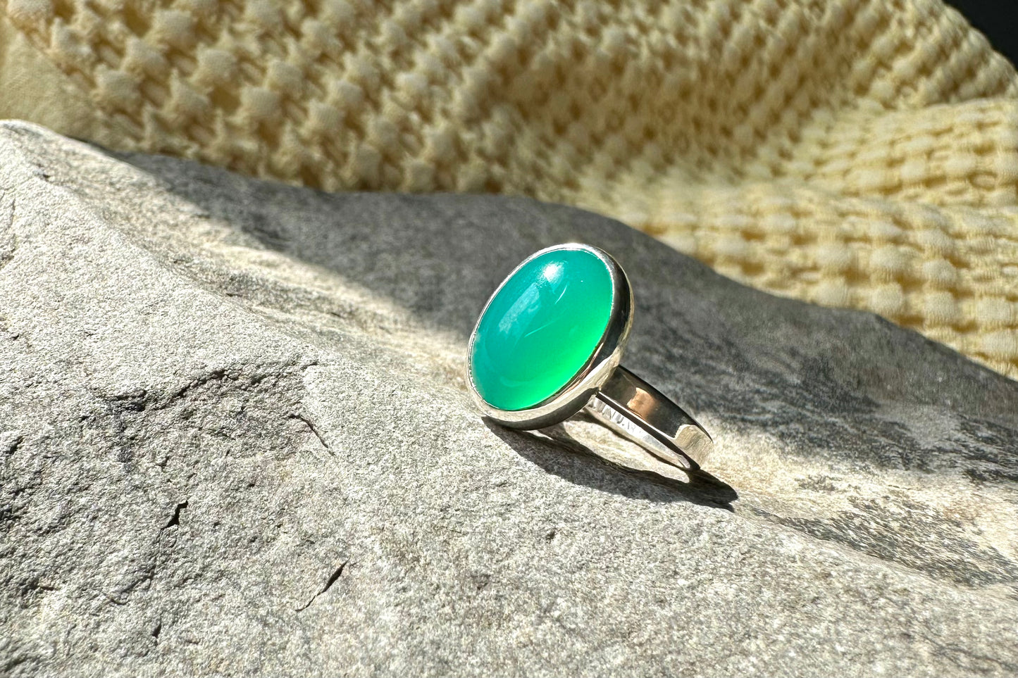 Chrysoprase Ring