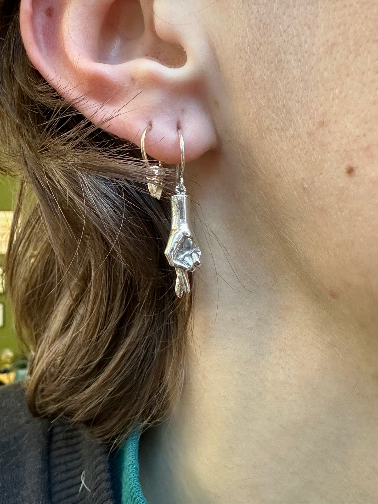 Fingers Crossed Earrings
