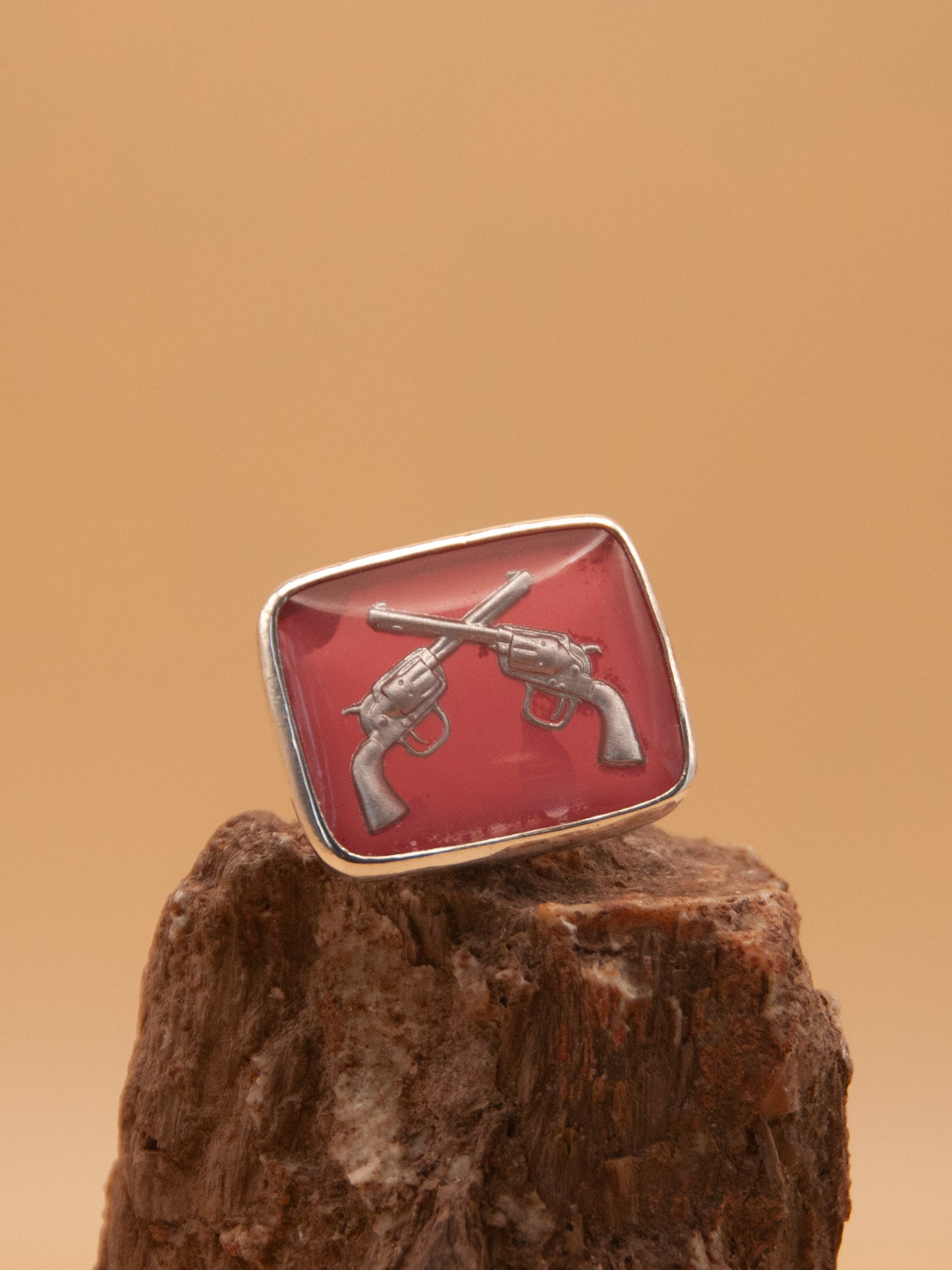 Vintage Pistol Intaglio