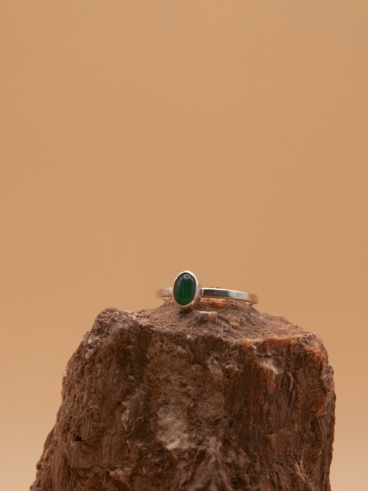 Green Onyx Ring