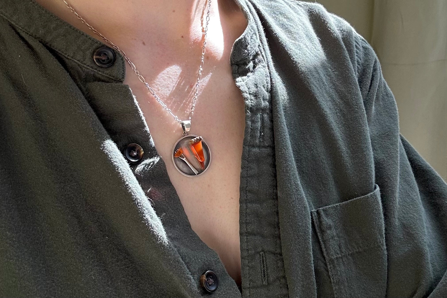 Bite-o-Pie Necklace