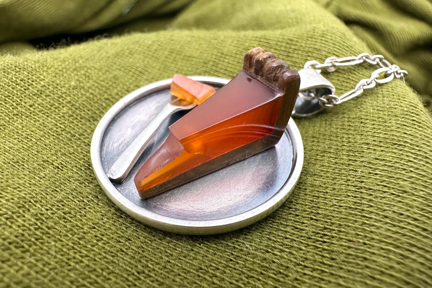 Bite-o-Pie Necklace