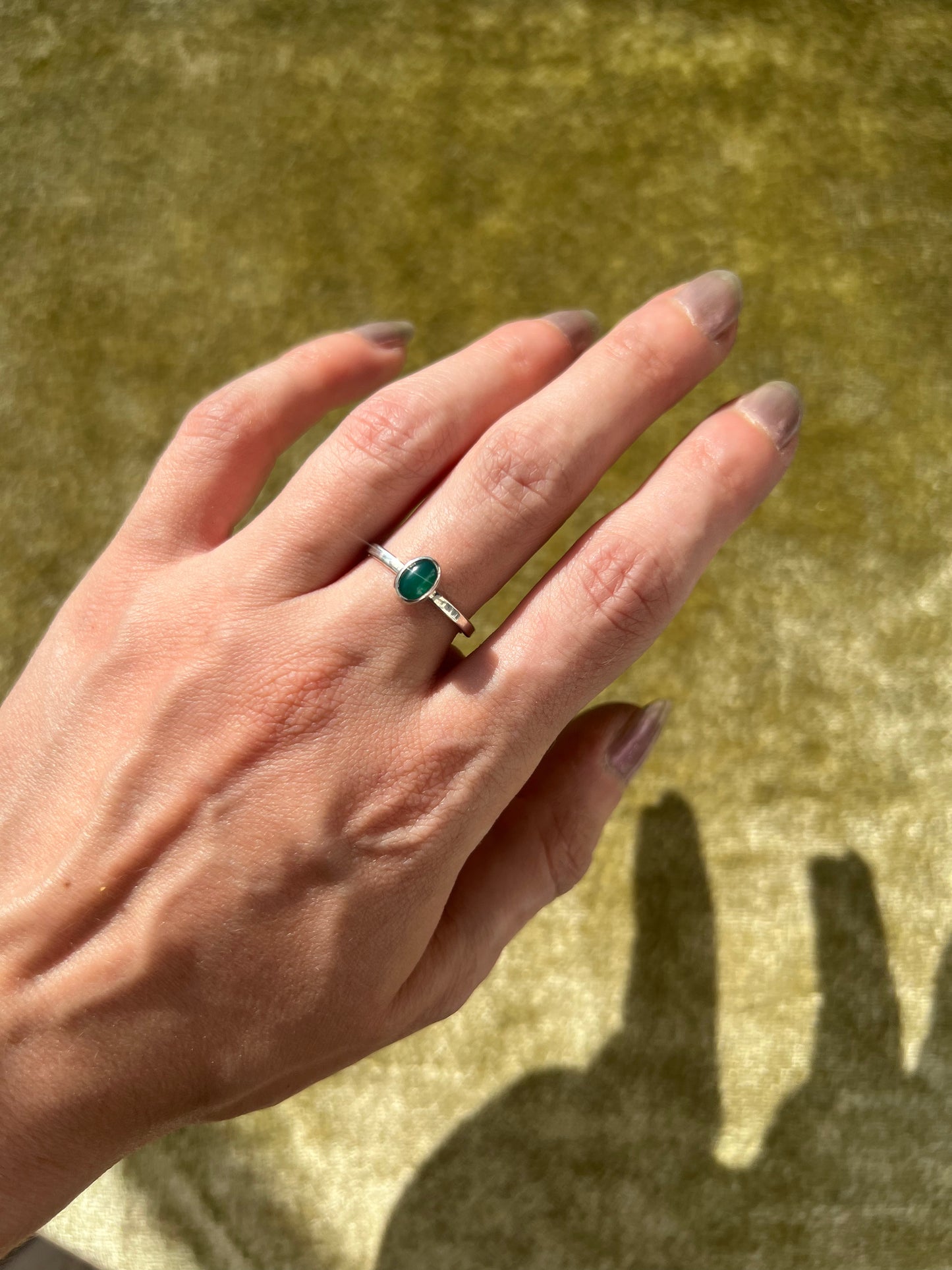 Green Onyx Ring