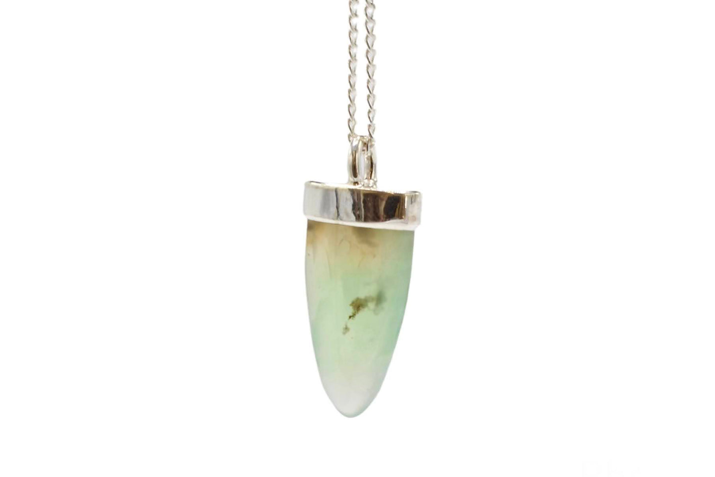 Chrysoprase Drop Necklace