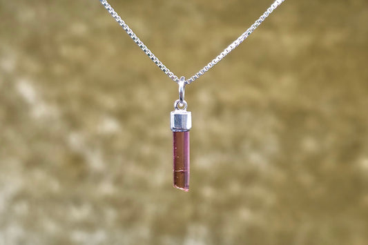 Raw Tourmaline Necklace