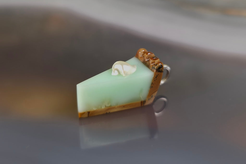 Key Lime Pie Necklace