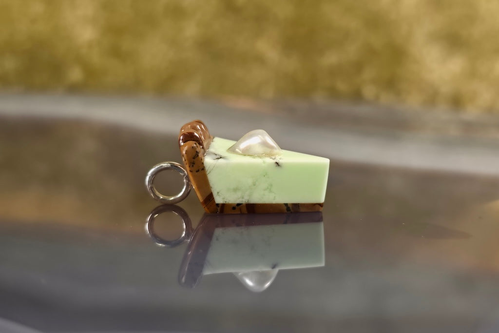 Key Lime Pie Necklace