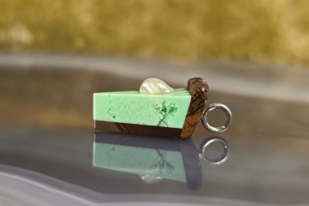 Key Lime Pie Necklace