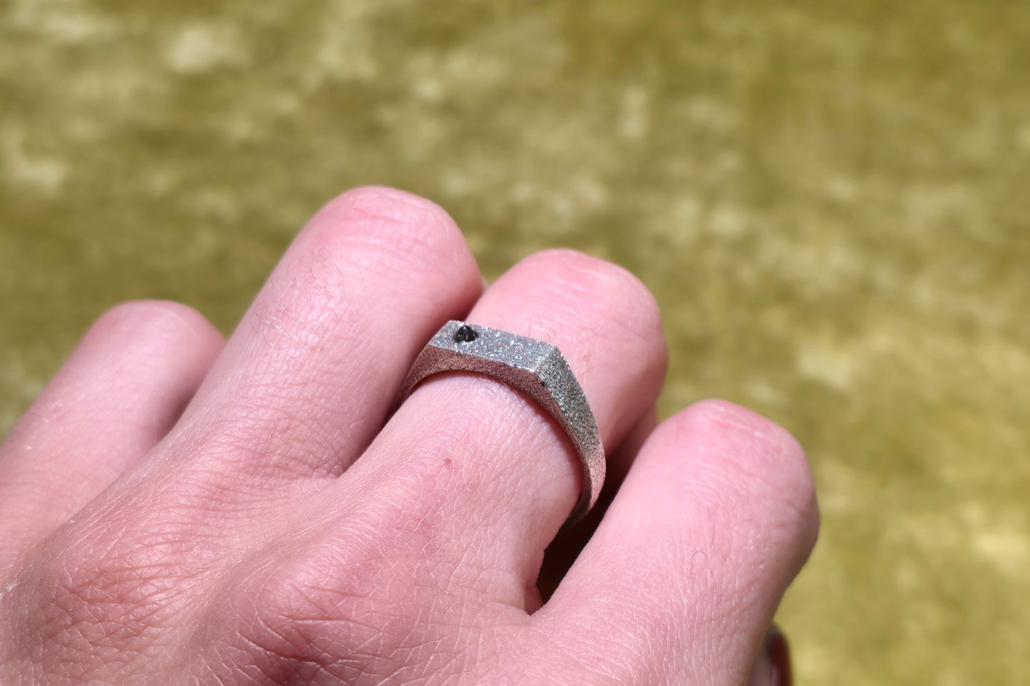 Montana Sapphire Bar Ring