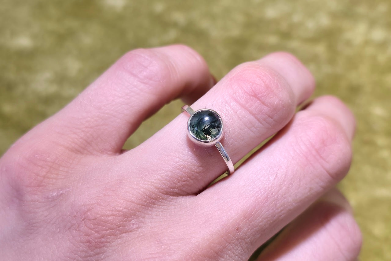 Moss Agate Stacker