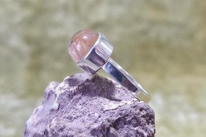 Rutile Quartz Ring