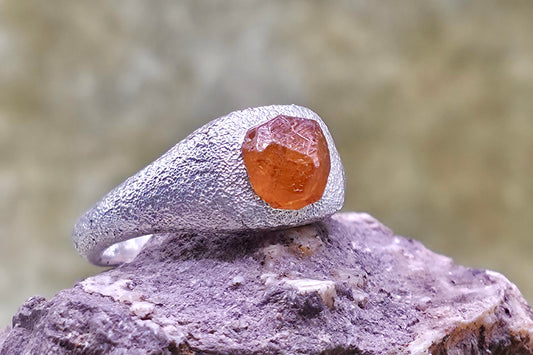 Spessartine Garnet Ring