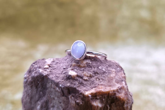 Blue Lace Agate Ring