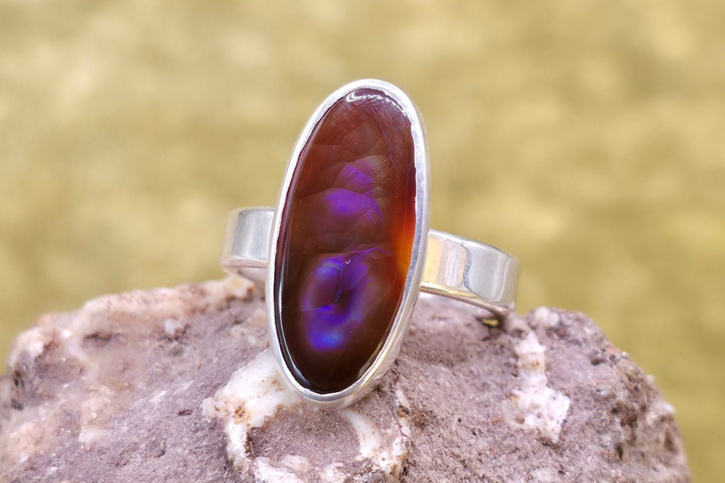 Fire Agate Ring