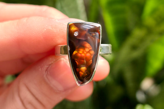Fire Agate Ring