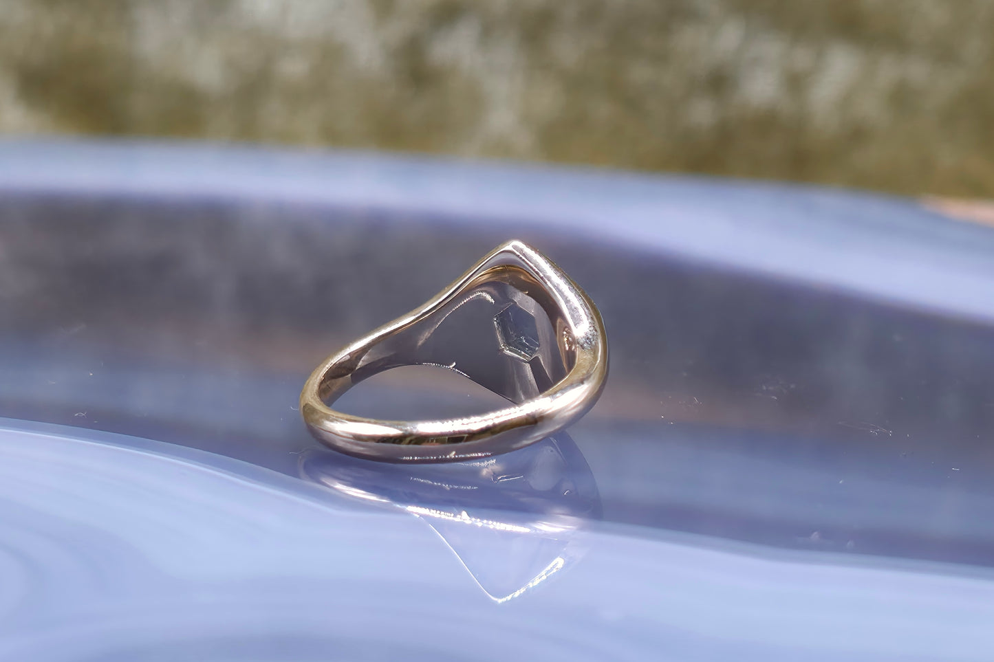 Montana Sapphire Portal Ring