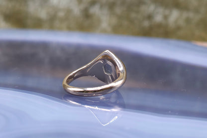 Montana Sapphire Portal Ring