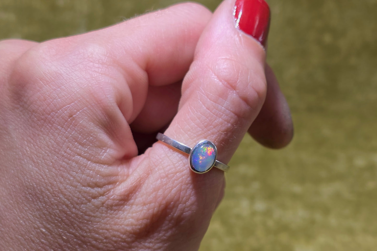Ethiopian Opal Ring 1