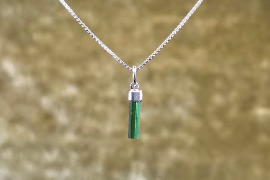 Raw Tourmaline Necklace