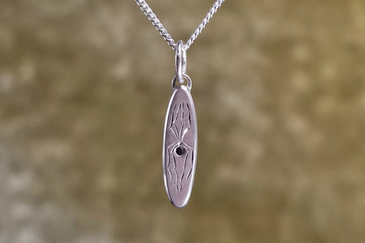 Long Black Diamond Spider