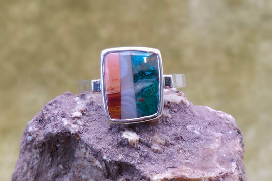 Stone Mosaic Ring 2