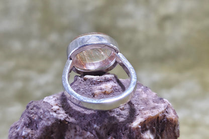 Rutile Quartz Ring