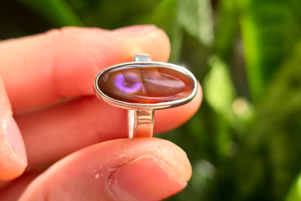 Fire Agate Ring