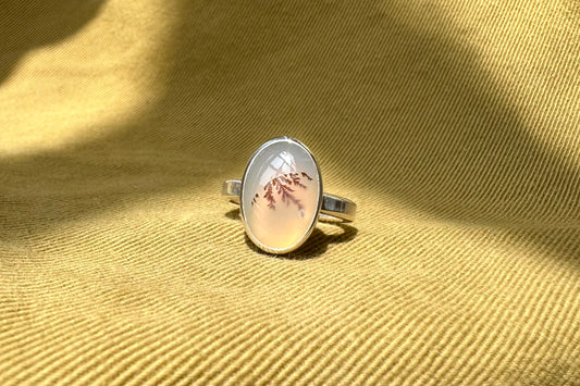 Dendritic Agate Ring