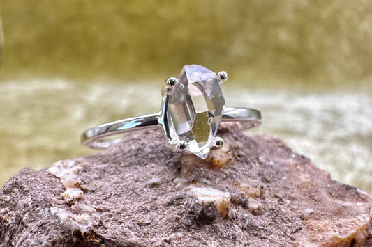 Herkimer Diamond Ring 1