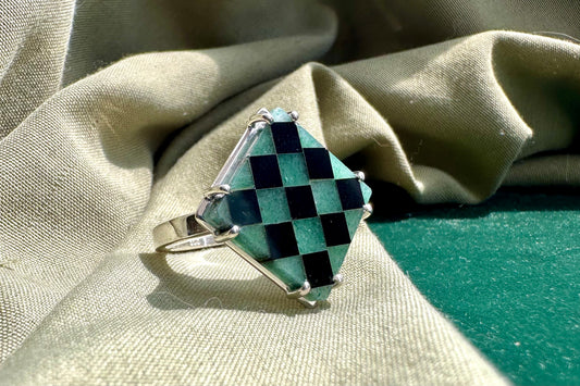 Checker Mosaic Ring