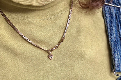 Montana Sapphire Trillion Charm