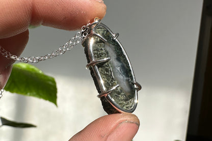 Badger Creek Moss Agate Necklace