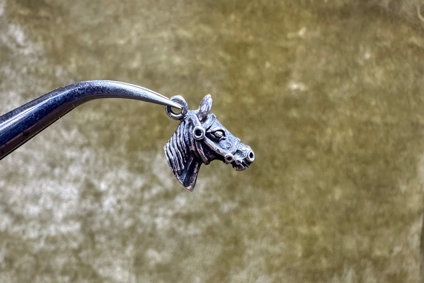 Silver Horse Charm