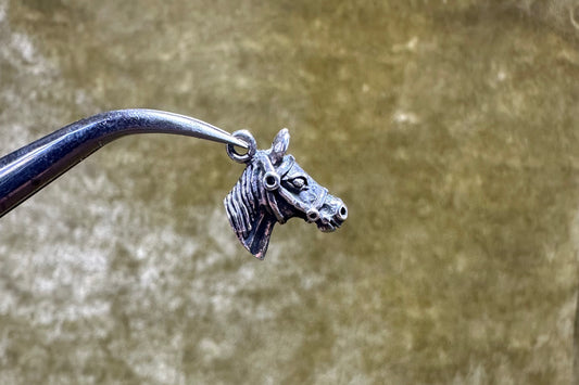 Silver Horse Charm
