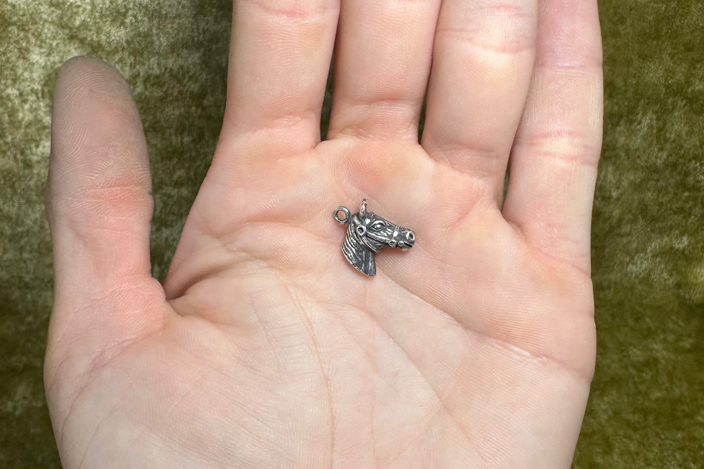 Silver Horse Charm