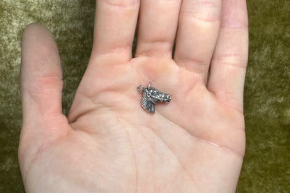 Silver Horse Charm