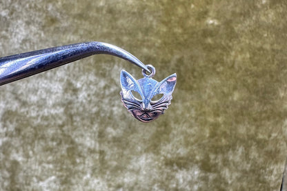 Silver Cat Charm