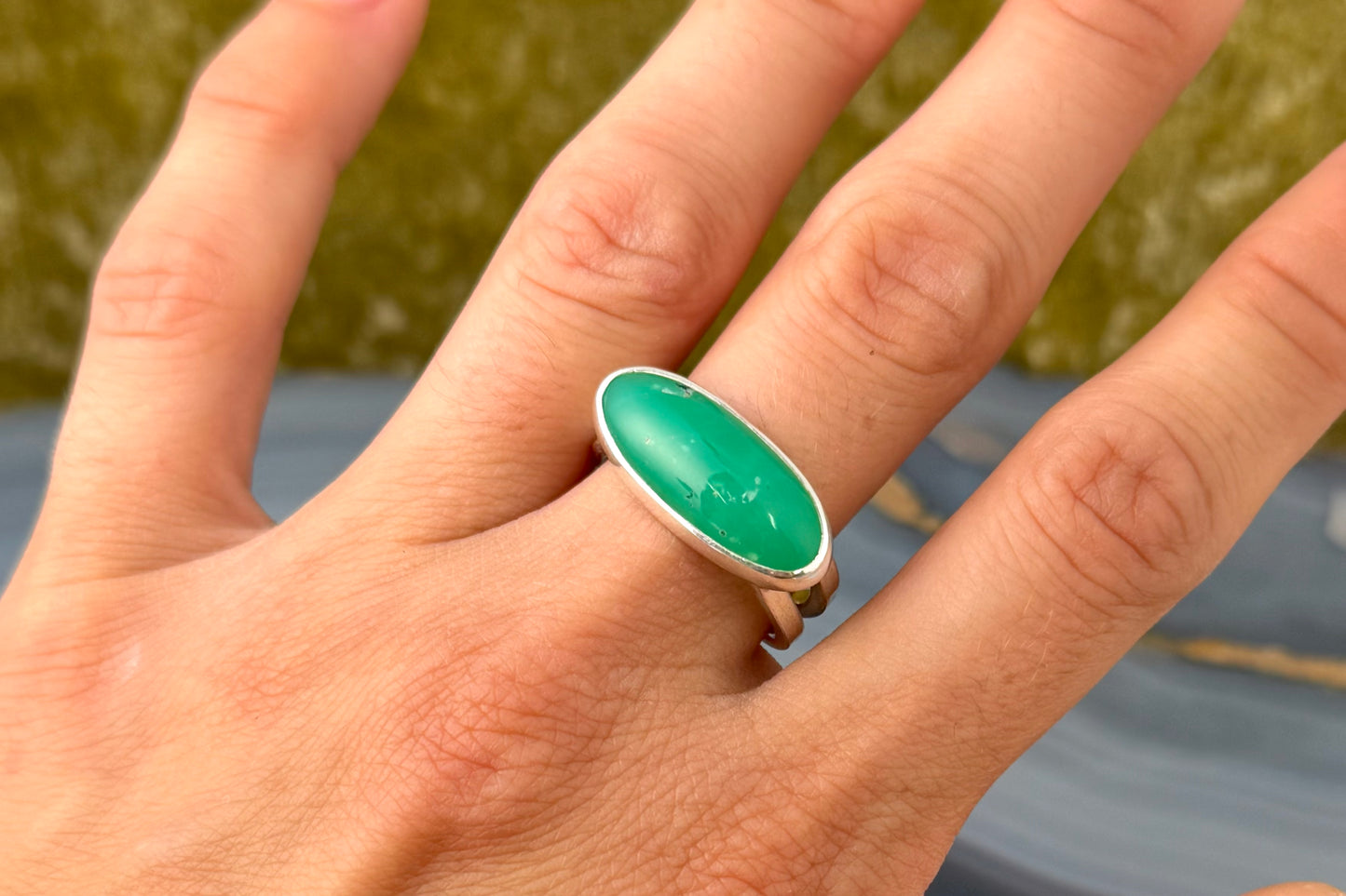 Chrysoprase Ring