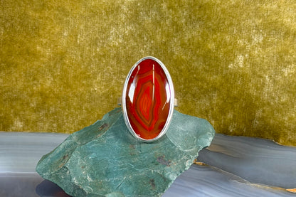 Malawi Agate Ring