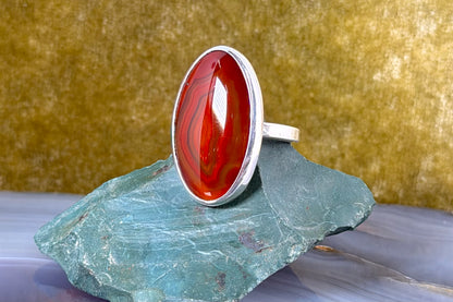Malawi Agate Ring