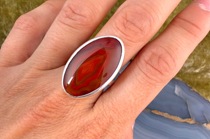 Malawi Agate Ring