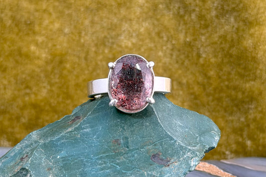 Super Seven Quartz Ring