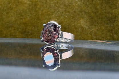 Super Seven Quartz Ring