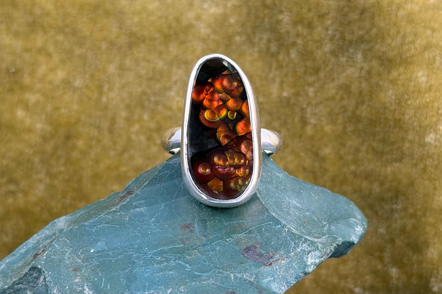 Fire Agate Ring