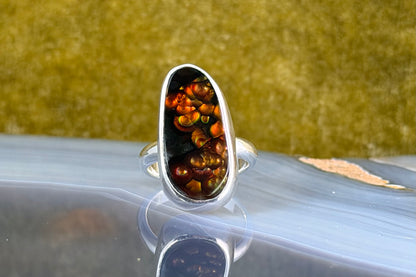 Fire Agate Ring